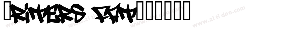 Writers fat字体转换
